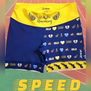 🏃‍♀️Stiletto Running Stylish Athletic Shorts. Women's Size: Large. Inseam 5.